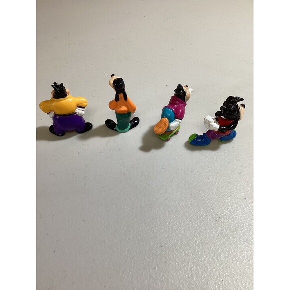 Vintage Disney PVC Figures Lot Goofy Movie Goof Troop Max Pete Goofy Petey P.J. - Picture 2 of 9
